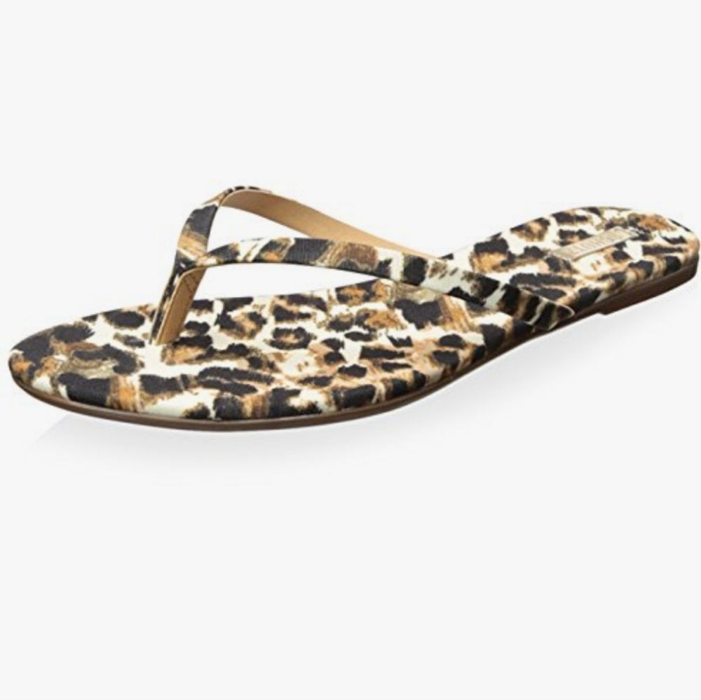 BRAND NEW GBG LOS ANGELES ANIMAL PRINT FLIP FLOPS SANDAL R3
